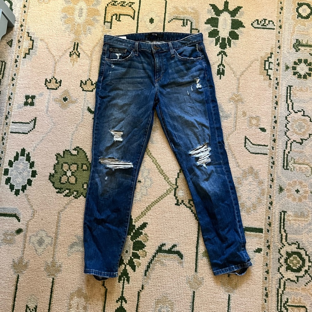Distressed jeans